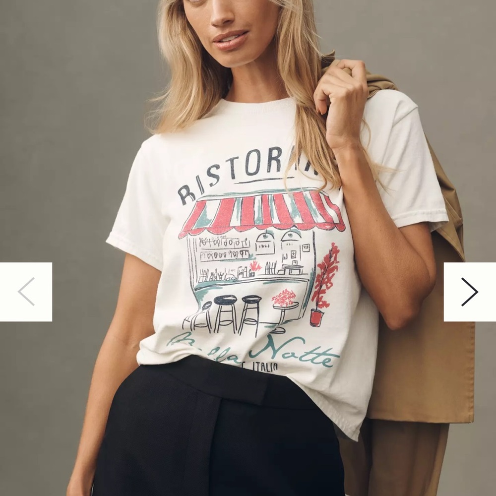 Anthropologie graphic tshirt